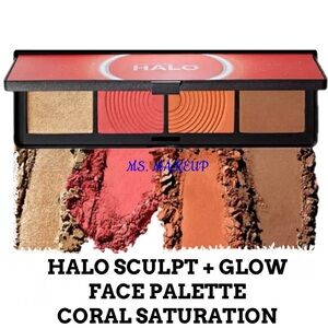 SMASHBOX HALO SCULPT + GLOW FACE PALETTE  - CORAL SATURATION